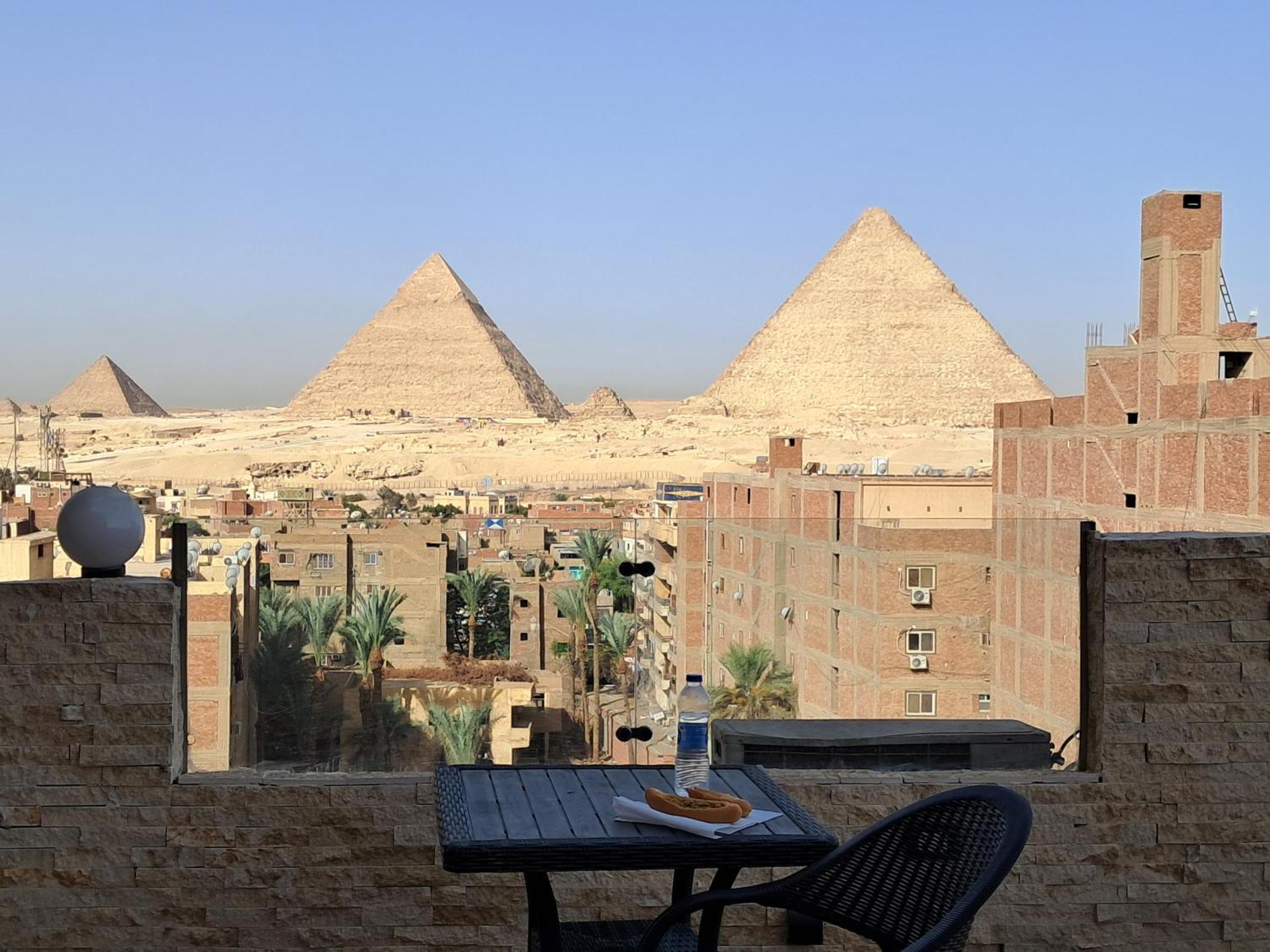 Piramide De Giza View Inn Kafret el-Gabal Exterior foto