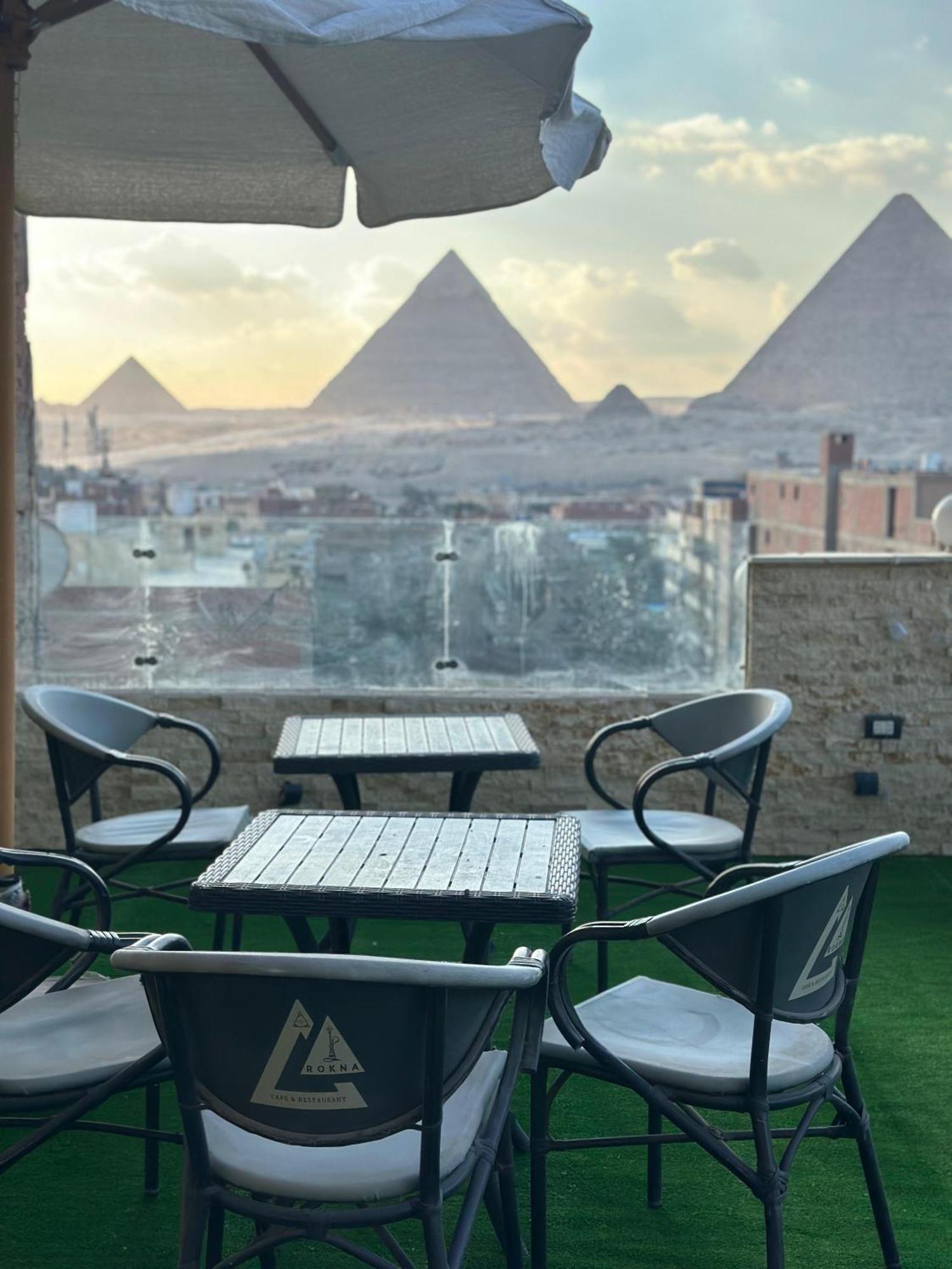 Piramide De Giza View Inn Kafret el-Gabal Exterior foto