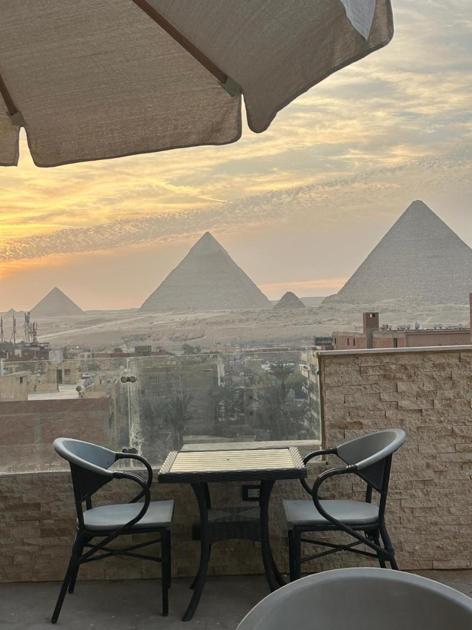 Piramide De Giza View Inn Kafret el-Gabal Exterior foto