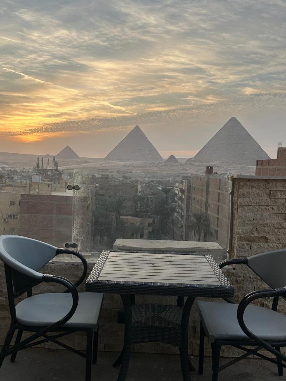 Piramide De Giza View Inn Kafret el-Gabal Exterior foto
