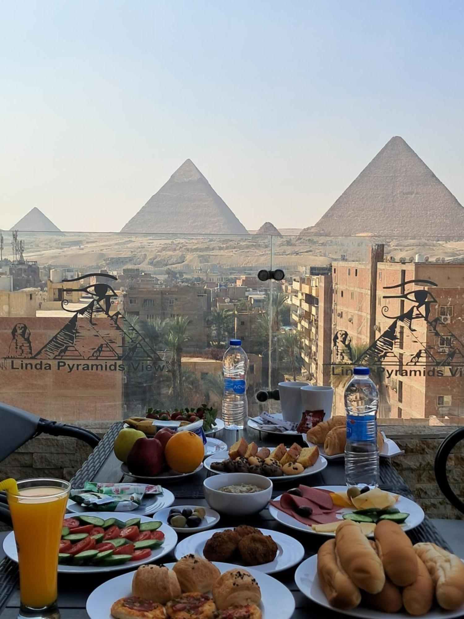 Piramide De Giza View Inn Kafret el-Gabal Exterior foto
